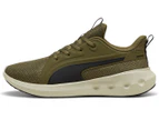 Puma Unisex Softride Carson Running Shoes - Olive/Puma Black/Desert Dust