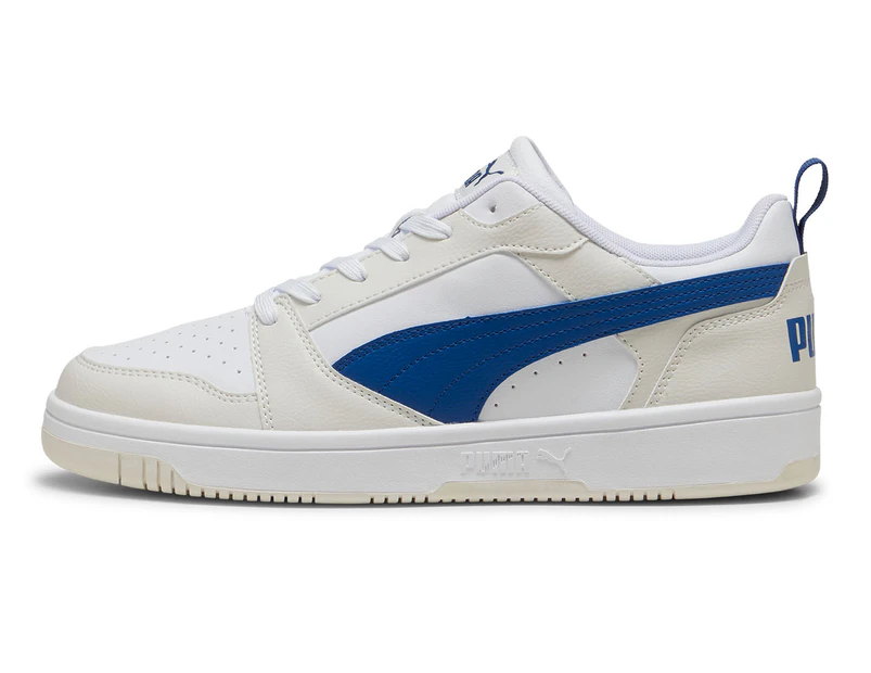 Puma Men's Rebound V6 Low Sneakers - Vapor Grey/Clyde Royal/White