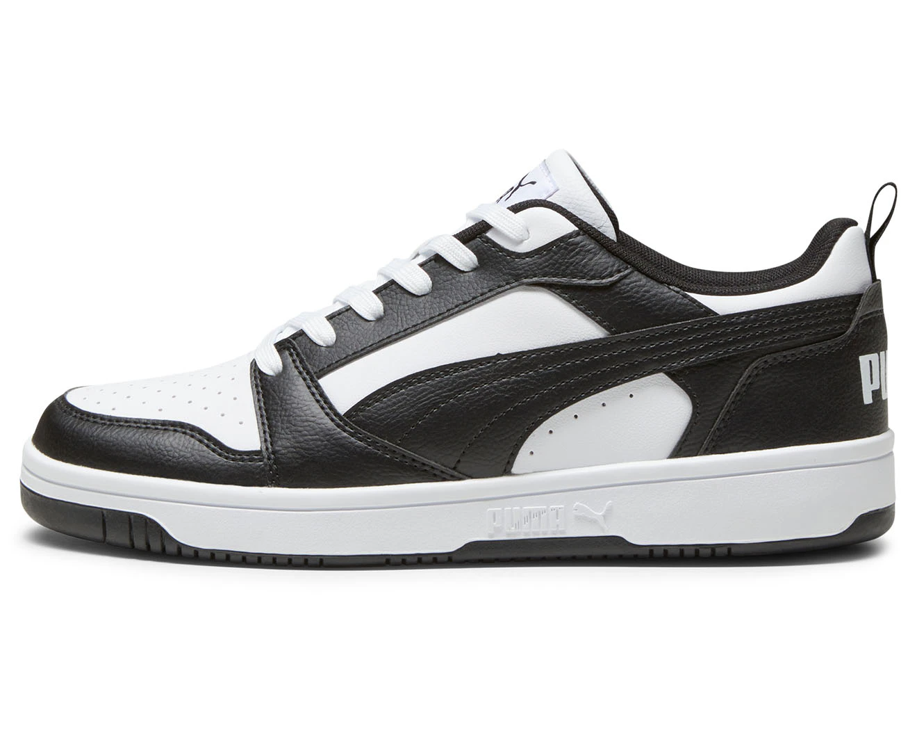 Puma Men's Rebound V6 Low Sneakers - Puma White/Puma Black