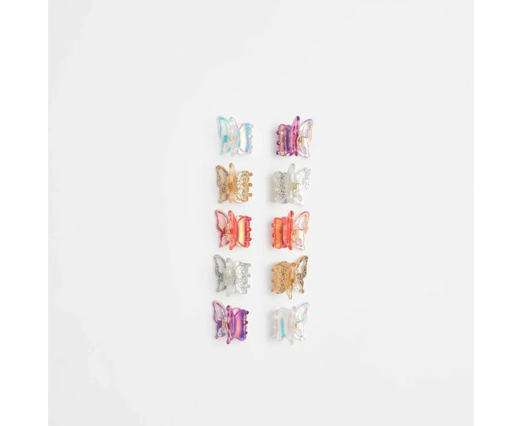 Target Kids 6 Pack Butterfly Clips