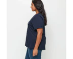 Target Plus Size Graphic T-Shirt - Blue