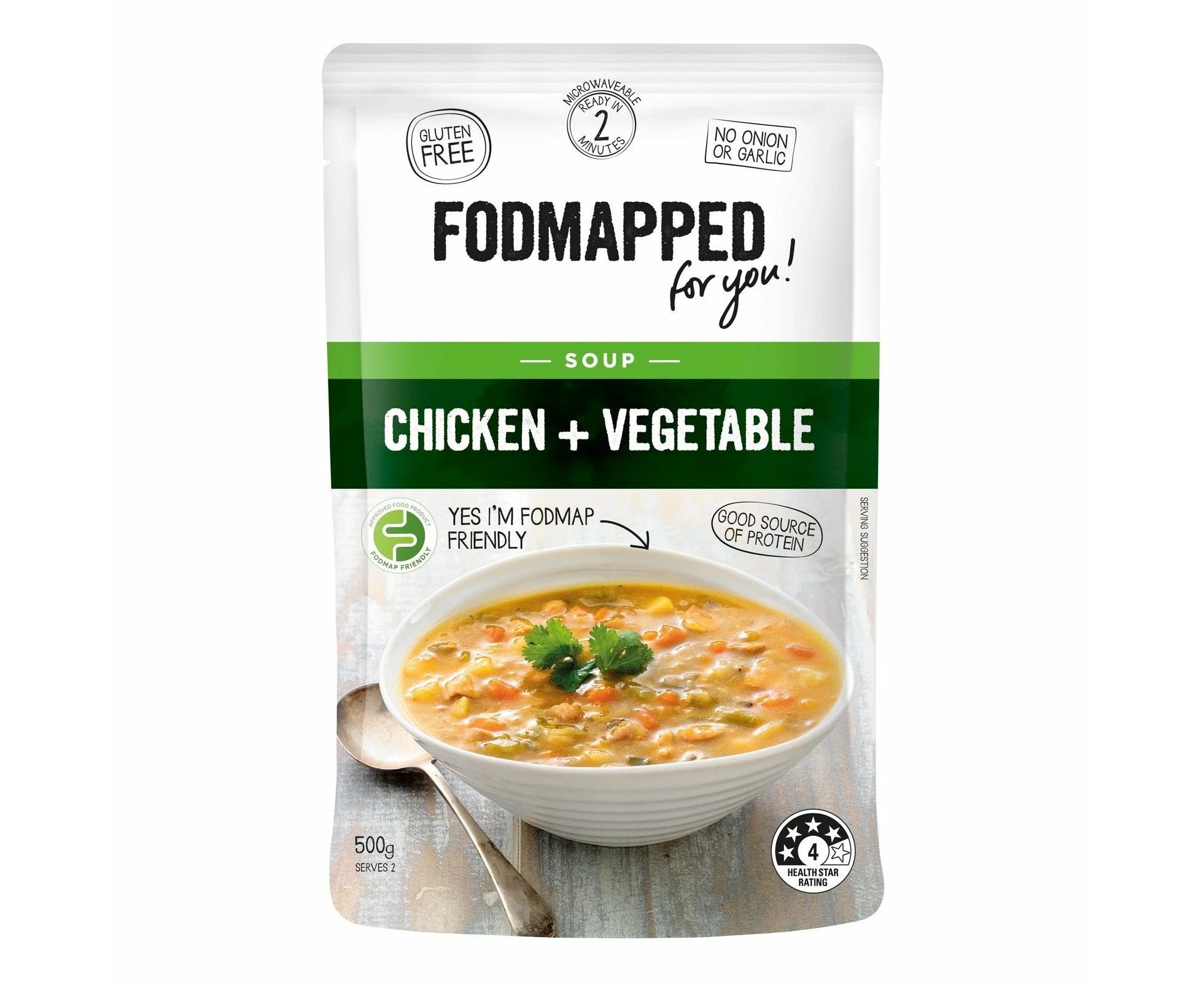 Fodmapped Chicken & Vegetable Soup 500g