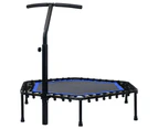 ADVWIN 50'' Mini Trampoline Fitness Exercise Handrail Rebounder Home Gym Cardio