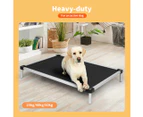 Pawz Pet Trampoline Aluminium Frame Dog Bed Elevated Raised Heavy Pillow Large