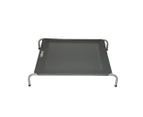 Pawz Elevated Trampoline Pet Bed Dog Puppy Raised Heavy Duty Medium Grey