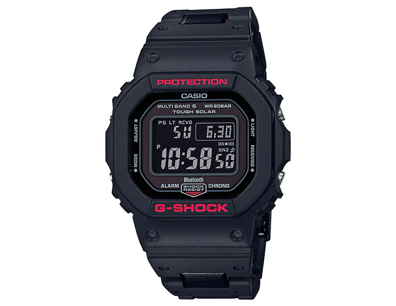 Casio G-SHOCK Black Resin Digital Men's Watch - GWB5600HR-1D