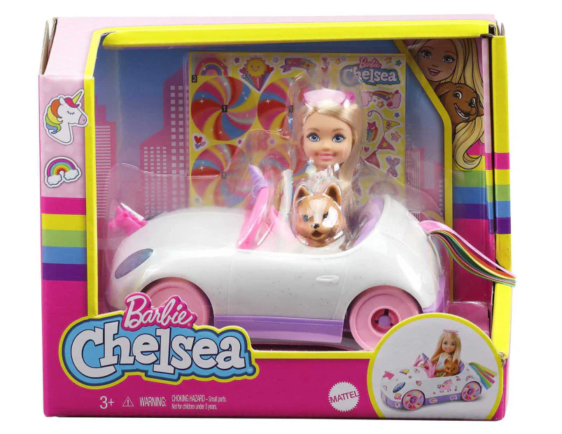 Barbie Chelsea Doll & Car Playset