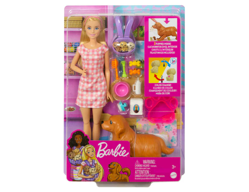 Barbie doggy daycare doll & pets best sale