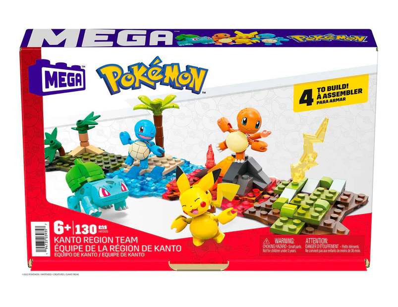 MEGA Construx Pokémon: Kanto Region Team Building Kit