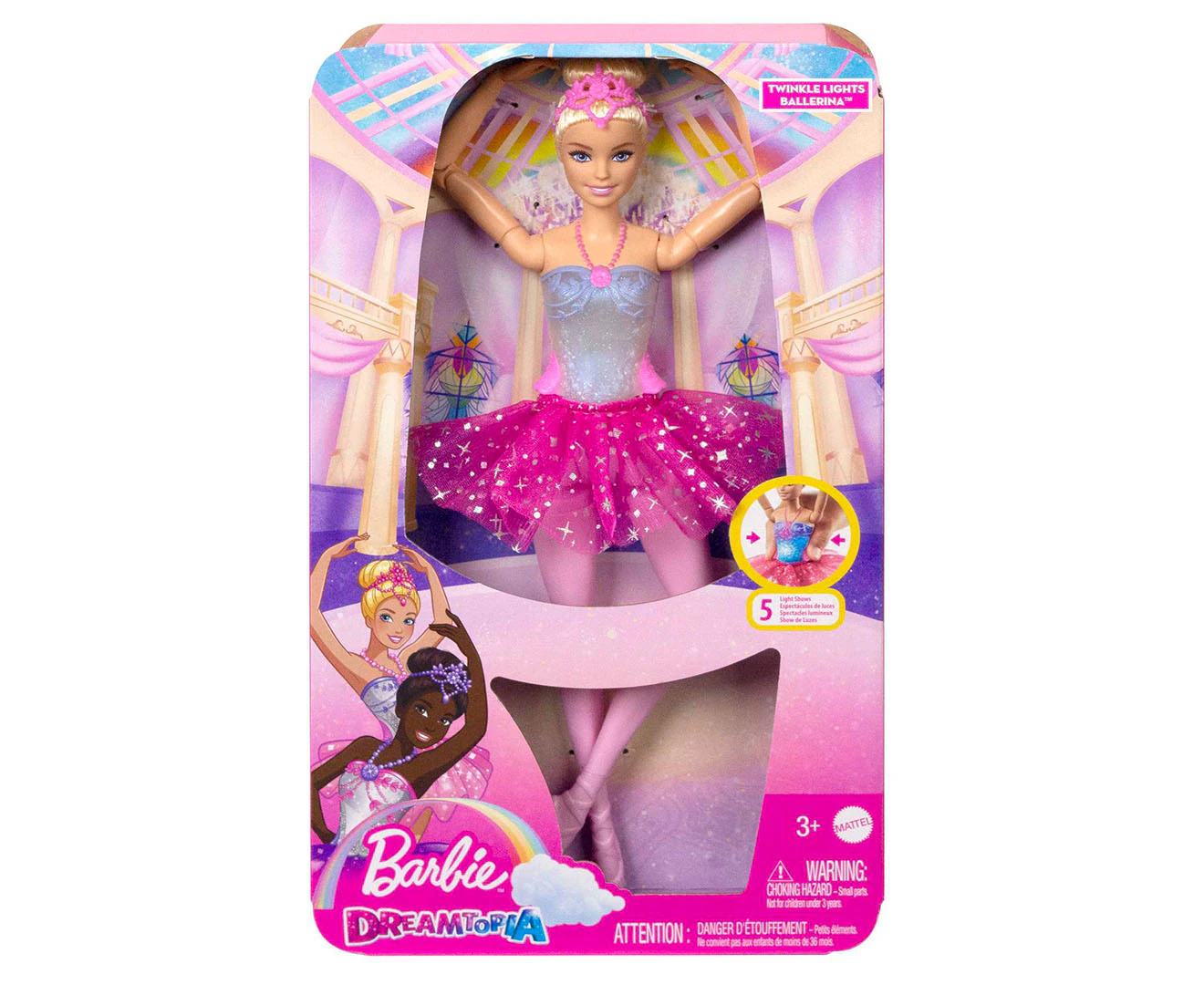 Barbie Dreamtopia Twinkle Lights  Doll - Pink