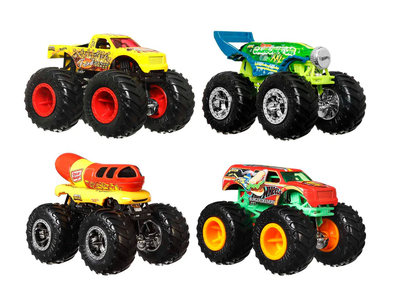 ​Hot Wheels Monster Trucks 4-Pack