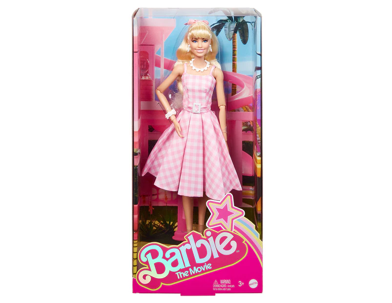 Barbie the Movie Barbie in Pink Gingham Dress Doll