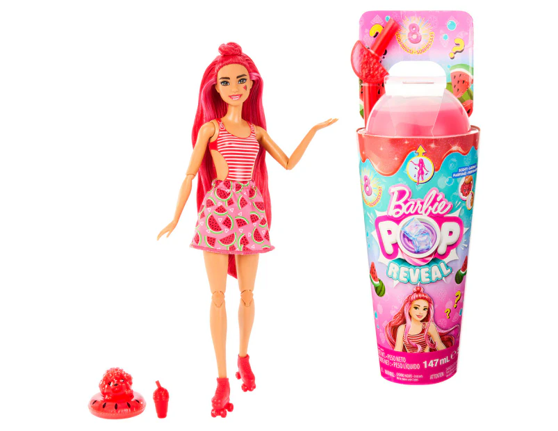 Barbie Pop Reveal Fruit Series Doll - Watermelon Crush