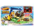 Hot Wheels Monster Trucks Arena Smashers Rhinomite Chargin' Challenge Playset