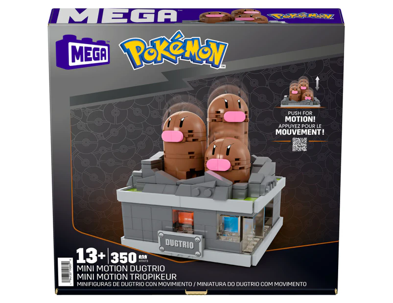 MEGA Construx Pokémon: Mini Motion Dugtrio Building Kit