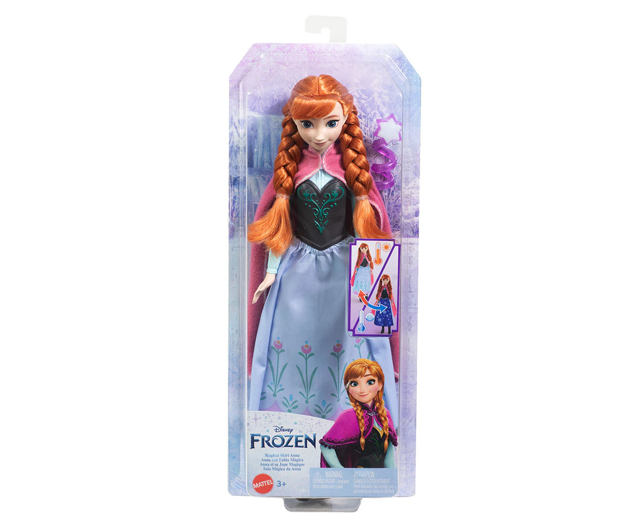 Disney Frozen Magical Colour-Changing Skirt Anna Doll