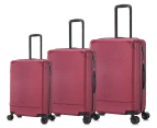 Atlas Enduro 3-Piece Hardcase Luggage/Suitcase Set - Maroon