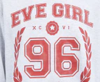 Eve Girl Youth Girls' Academy Crew Sweatshirt - Grey