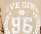 Eve Girl Youth Girls' Academy Crew Sweatshirt - Tan