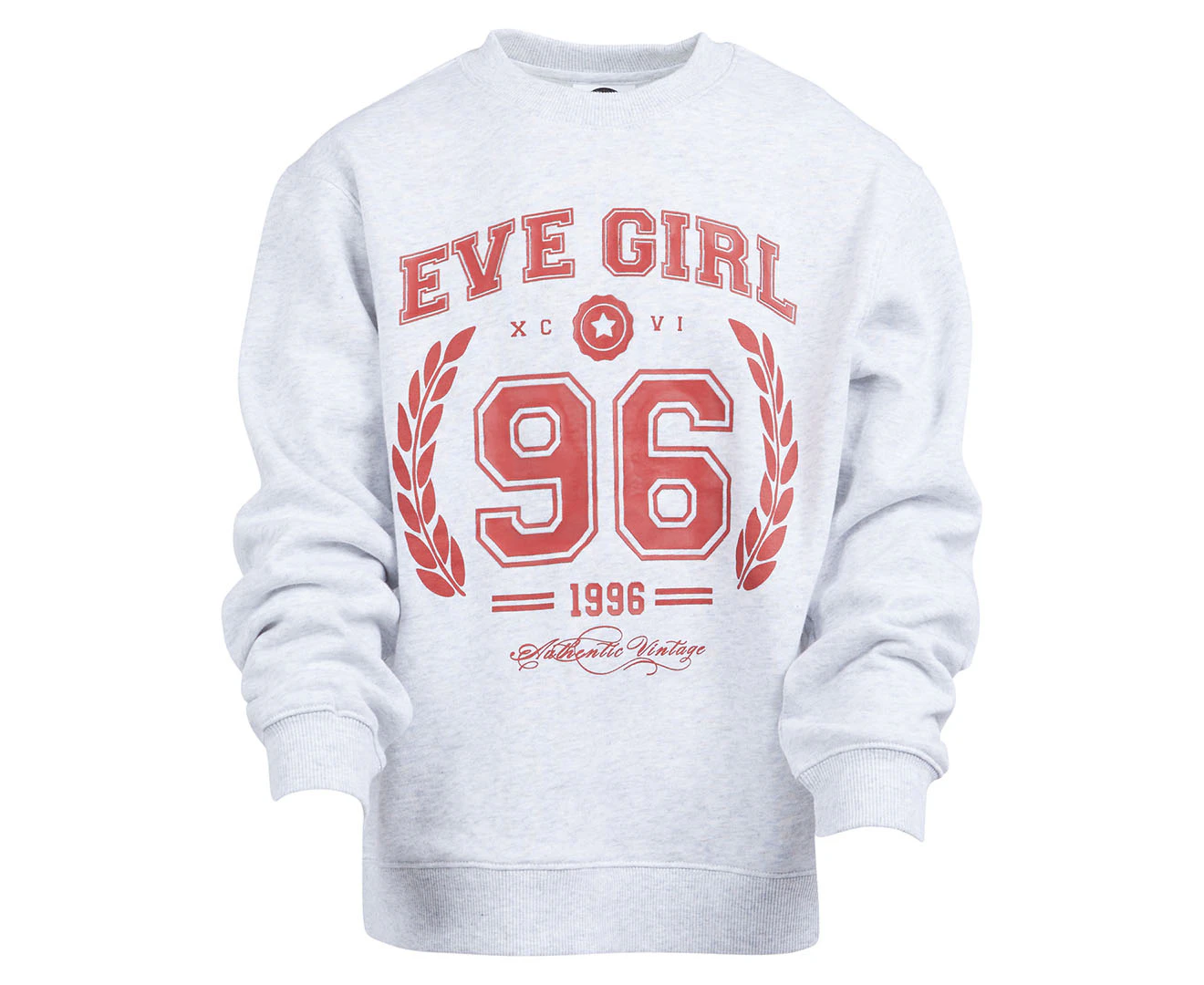 Eve Girl Youth Girls' Academy Crew Sweatshirt - Grey