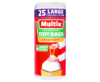 2 x Multix Large 34L Drawtight Tidy Bags 25pk