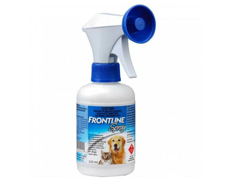 Frontline Flea & Tick Treatment Spray for Dogs & Cats 250mL