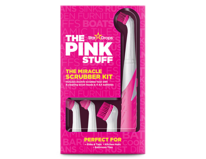 The Pink Stuff 5-Piece Miracle Scrubber Kit