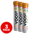 3 x VOOST Kids Calcium Berry + Vanilla Effervescent Tablets 20 pack