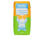 10 x Nudie Nothing But 2 Oranges Juice 200mL