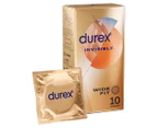 2 x 10pk Durex Invisible Ultra Thin Wide Fit Condoms