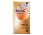 2 x 10pk Durex Invisible Ultra Thin Wide Fit Condoms