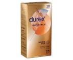 2 x 10pk Durex Invisible Ultra Thin Wide Fit Condoms