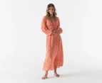 Billabong Women's Last Call Mini Floral Maxi Dress - Fire Side