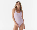 Billabong Women's Since 73 Retro One Piece Swimsuit - Lilac Breeze