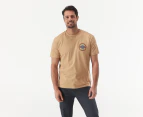 Billabong Men's Rotor Diamonds Short Sleeve Tee / T-Shirt / Tshirt - Dusty Gold