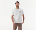 Billabong Men's Rotor Diamonds Short Sleeve Tee / T-Shirt / Tshirt - White