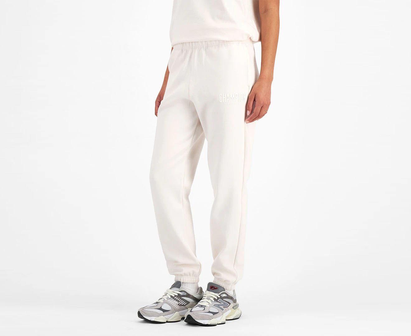 Champion Women's Rochester Base Trackpants / Tracksuit Pants - Milkcap