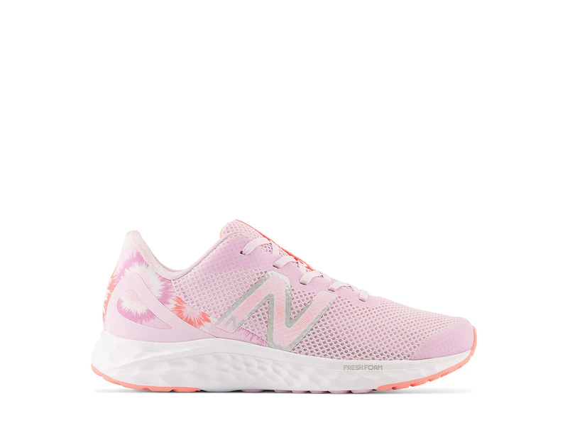 New Balance Youth Girls' Fresh Foam Arishi v4 Running Shoes - Light Raspberry/Grapefruit