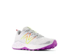 New Balance Youth Boys' DynaSoft Nitrel Trail v5 Trail Running Shoes - Quartz Grey/Cosmic Rose/Neon Dragonfly