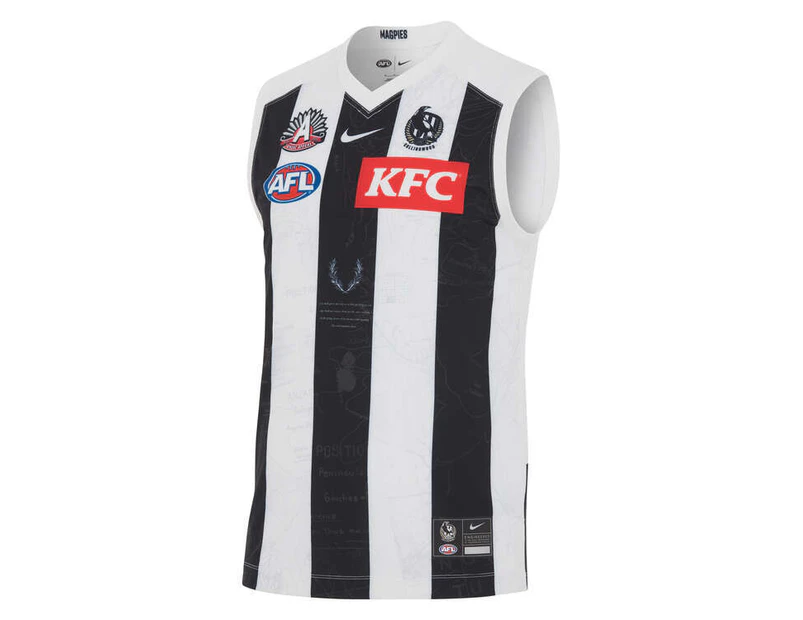 Collingwood Magpies AFL 2024 ANZAC Guernsey Sizes S-3XL!