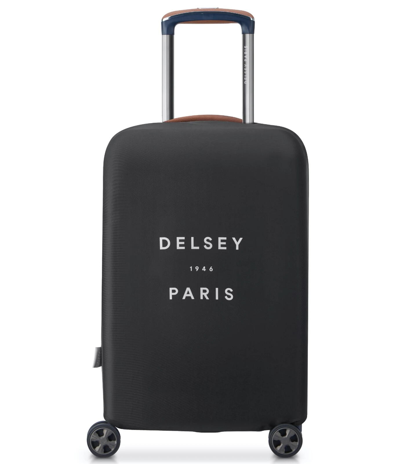 Delsey Suitcase Cover - Small (Fits 55 cm - 66 cm Suitcase) - Black