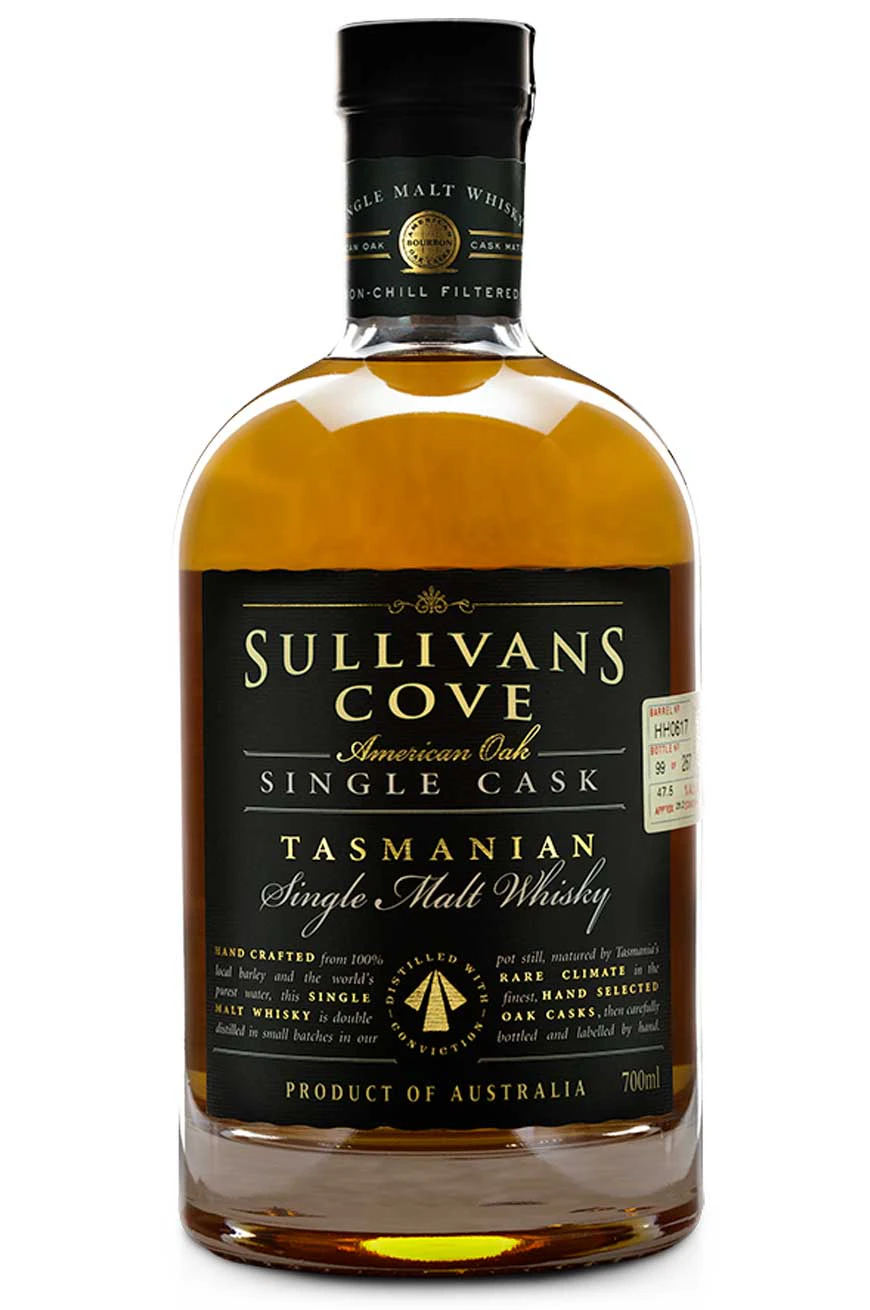 Sullivans Cove American Oak Single Cask Whisky 700ml Cask TD0126 @ 69.1 % abv (RARE CASK STRENGTH)