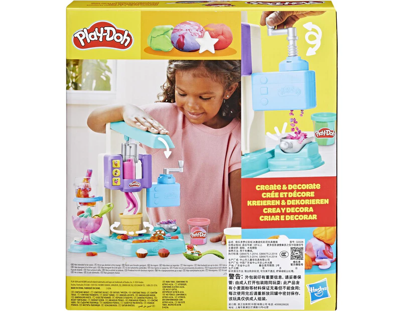 Play Doh Rainbow Star Warsirl Ice Cream Playset