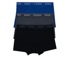 3 Pack X Bonds Mens Guyfront Luxe Trunk Underwear - 11K Cotton/Elastane - Multi
