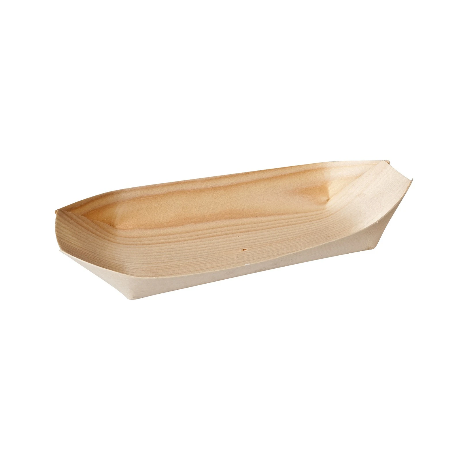 Bio Wood Bamboo Oval Food Serving Basket 11cm x 6.5cm