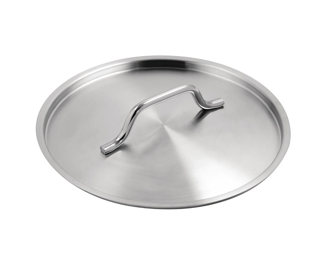 Vogue Saucepan Lid 240mm - 18/10 Stainless Steel - Silver - Dishwasher Safe