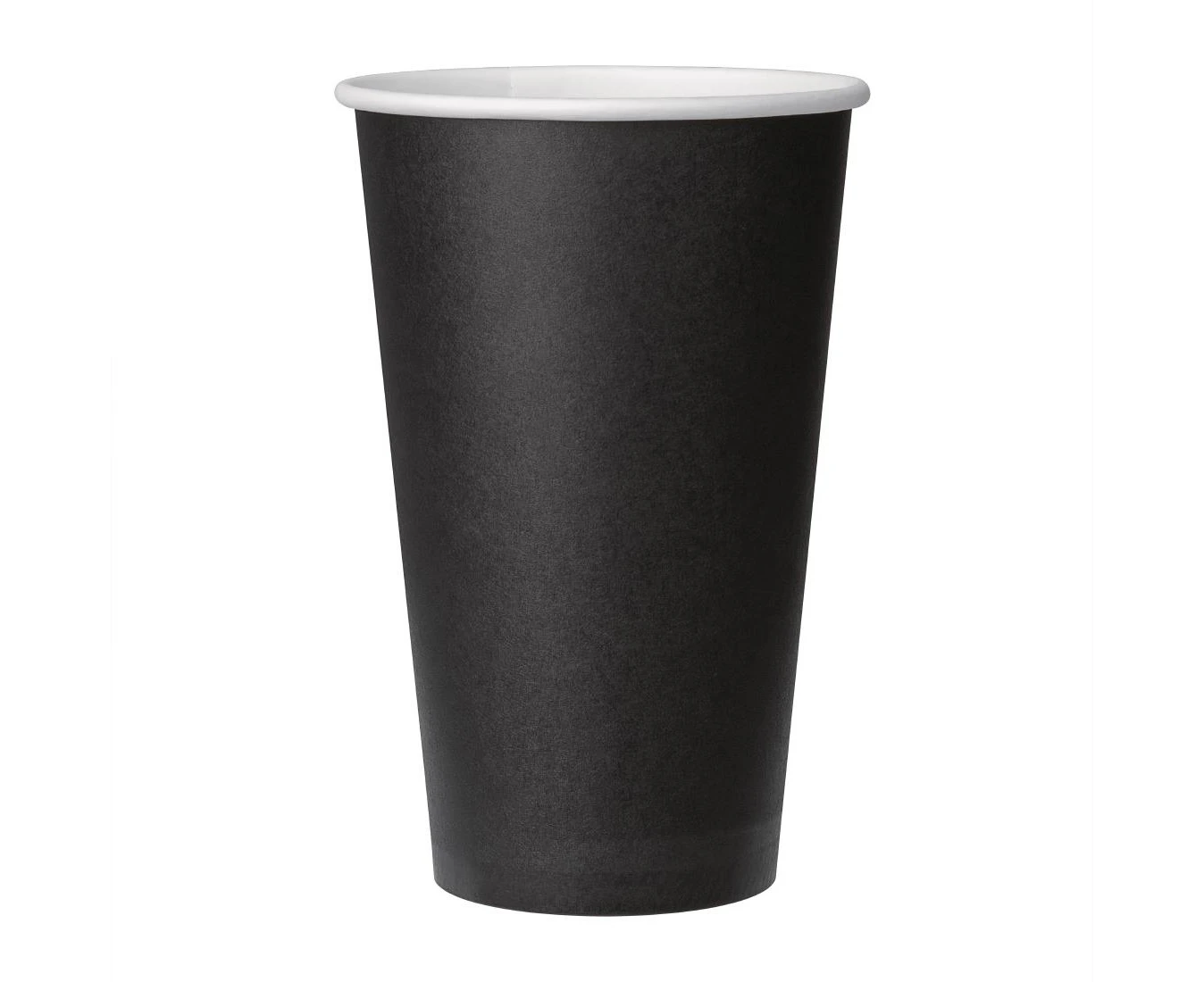 Fiesta Takeaway Coffee Cups Single Wall Black 450ml (Pack of 50)