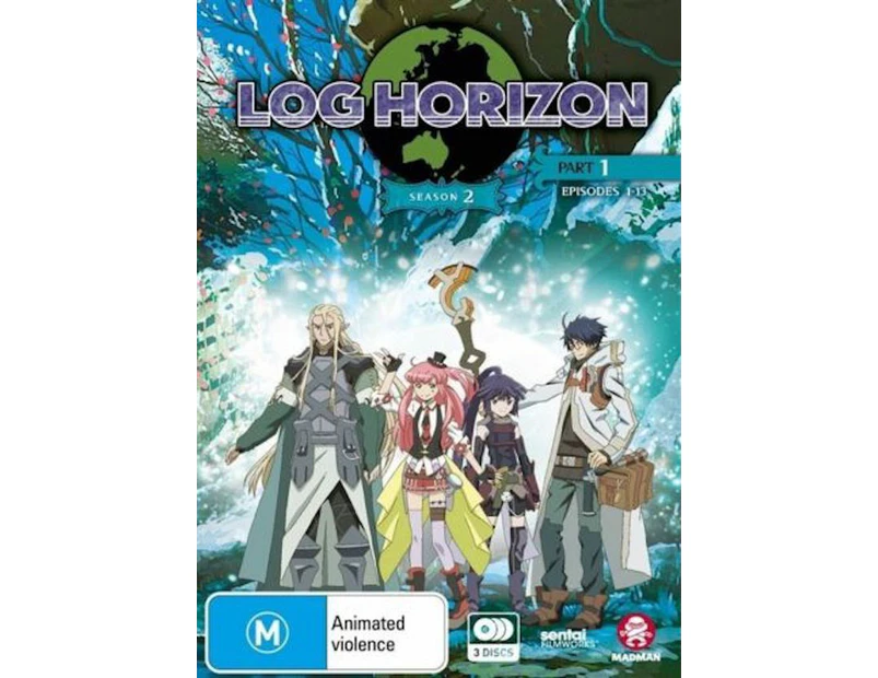 LOG HORIZON - SEASON 2 PART 1 - DVD Series Rare Aus Stock New Region 4