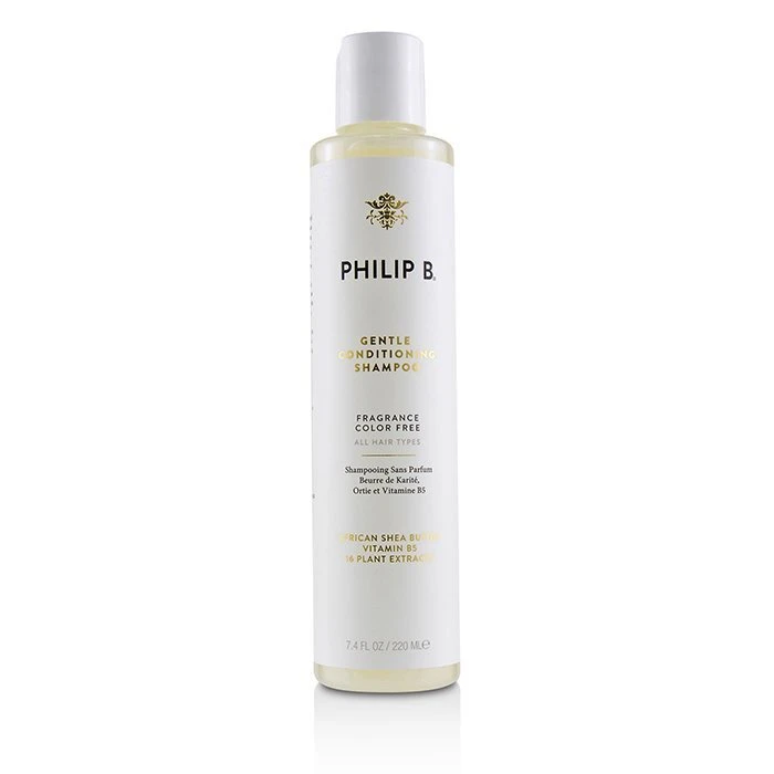 Philip B Gentle Conditioning Shampoo (Fragrance Color Free  All Hair Types) 220ml/7.4oz