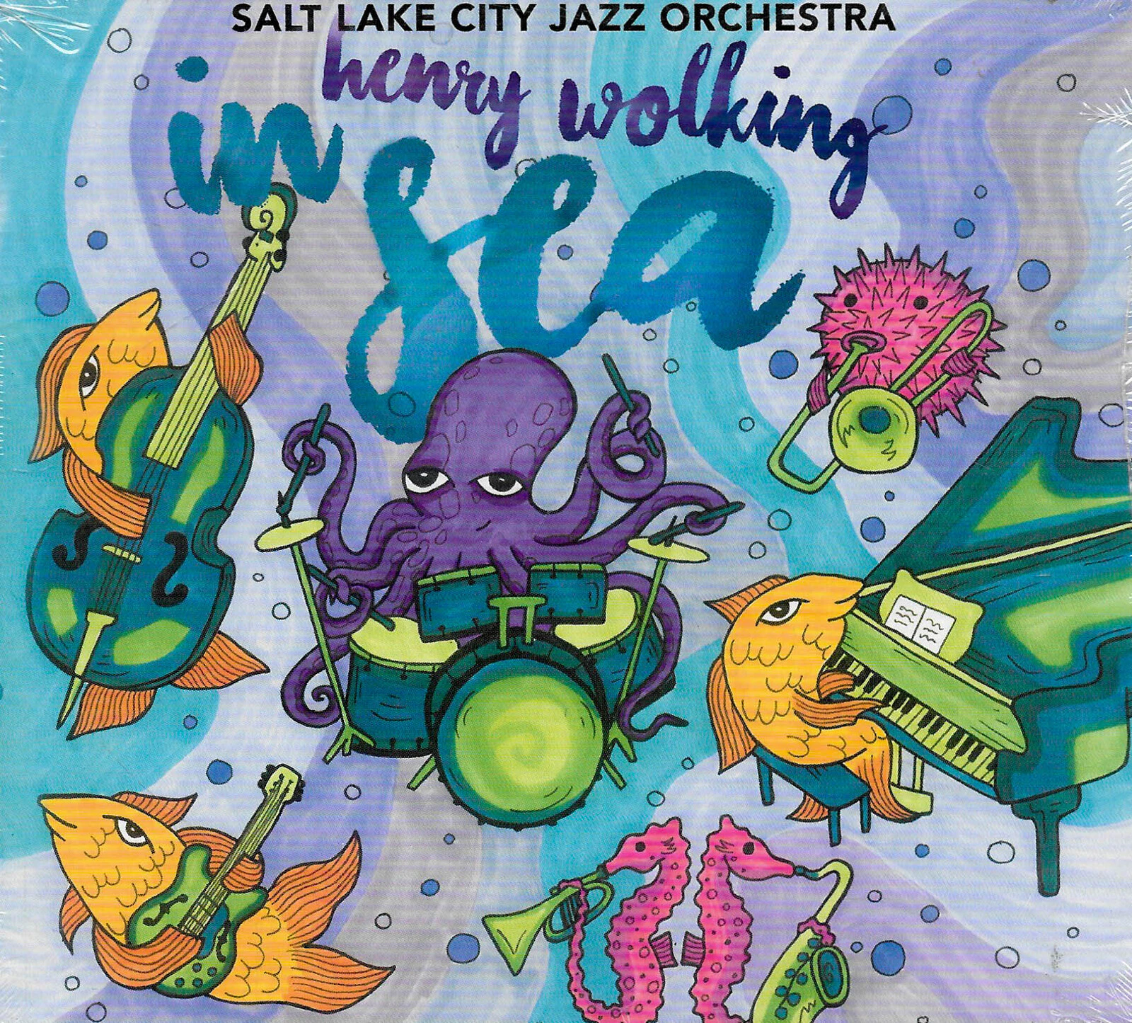 Henry Wolking, Salt Lake City Jazz Orchestra - In Sea MUSIC CD   SEALED